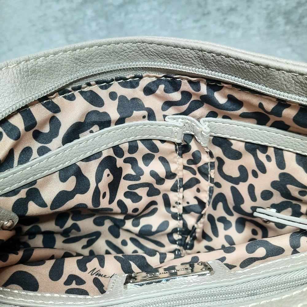 Nine West Tan Vegan Leather Crossbody